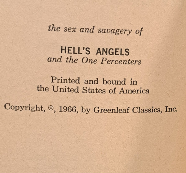 The Sex and Savagery of Hell's Angels