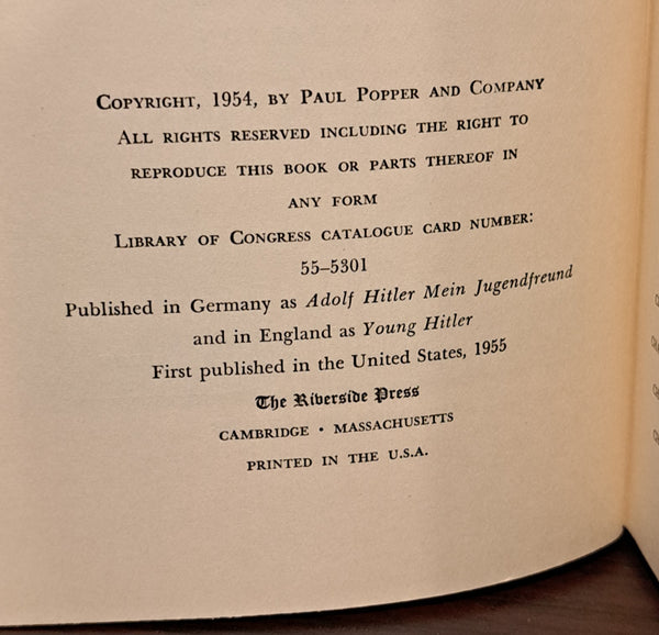 The Young Hitler I Knew