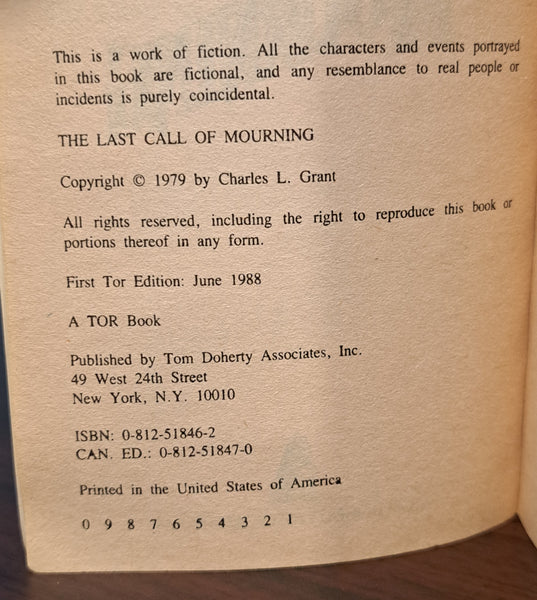 The Last Call Of Mourning