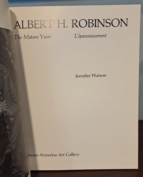 Albert H. Robinson: The Mature Years