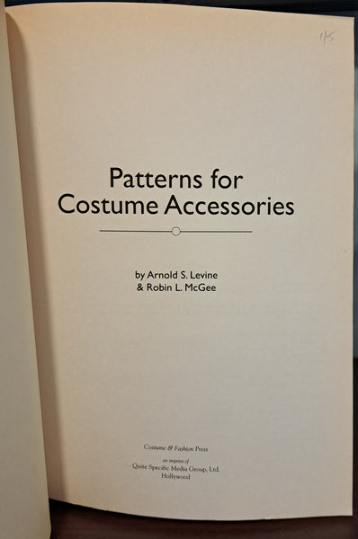 Patternsd for Costume Accessories: The Solution to Almost Any Costume Accessory Need