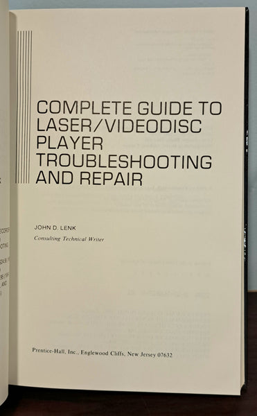 Complete Guide to Laser/Videodisc Player Trouble-Shooting and Repair
