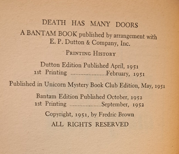 Death Has Many Doors