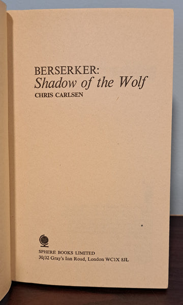 Berserker No. 1: Shadow of the Wolf and No. 2: The Bull Chief