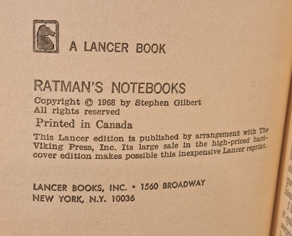 Ratman's Notebooks
