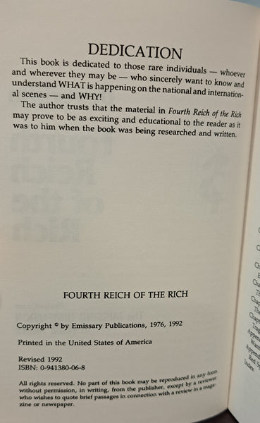 Fourth Reich of the Rich