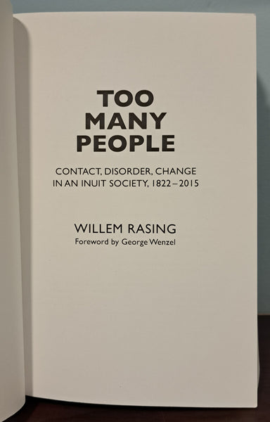 Too Many People: Contact, Disorder, Change in an Inuit Society, 1822-2015