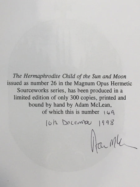 The Hermaphrodite Child of the Sun and Moon