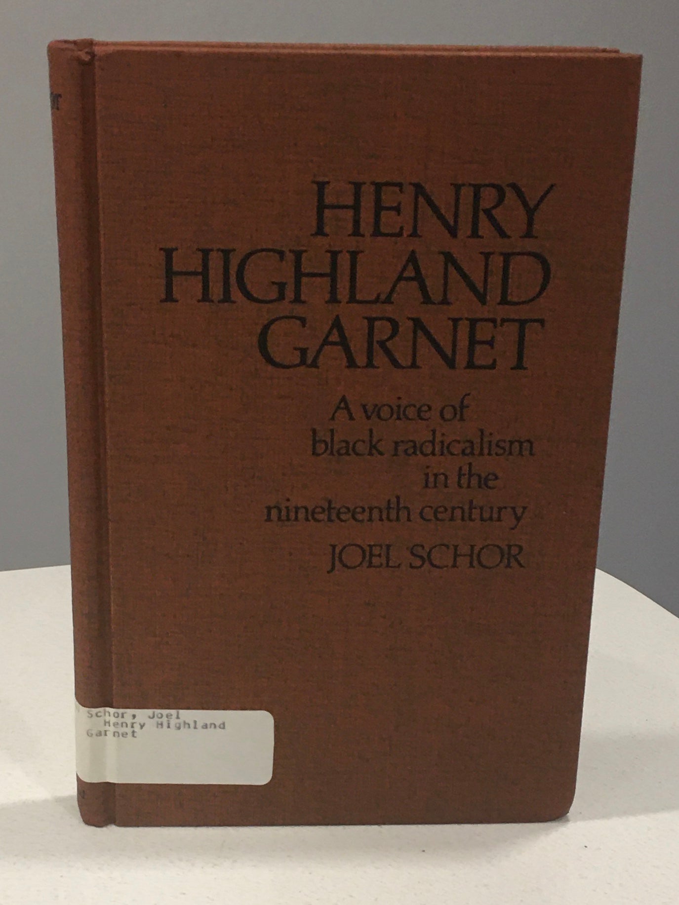 Henry Highland Garnet  A voice of black radicalism in the nineteenth century