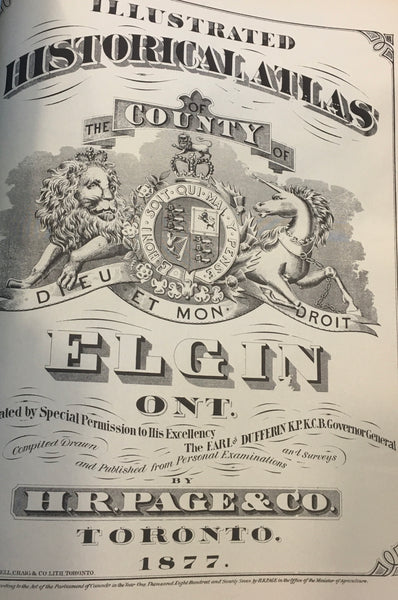 Illustrated Historical Atlas of Elgin County
