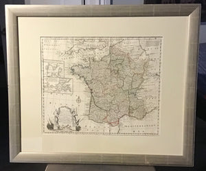 A New and Accurate Map of France with it's Acquisitions 1747